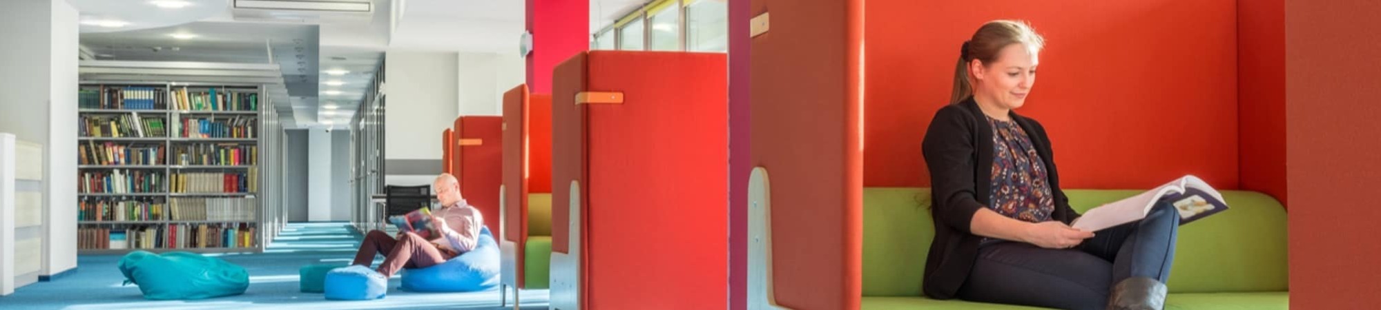 reading in a brighton office